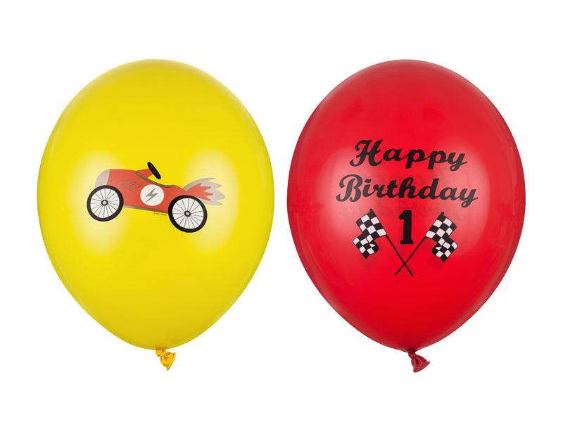 Ballons 30cm, Happy Birthday, Mix (1 VPE / 50 Stk.) - FeierGlanz