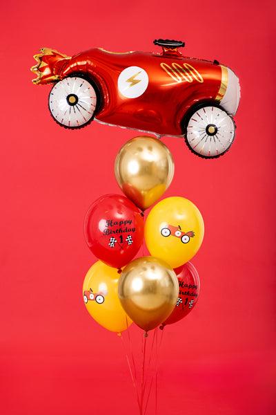 Ballons 30cm, Happy Birthday, Mix (1 VPE / 50 Stk.) - FeierGlanz