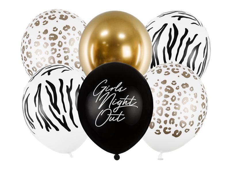 Ballons 30cm, Girls Night Out, Mix (1 VPE / 6 Stk.) - FeierGlanz