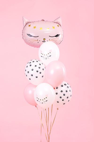 Ballons 30cm, Kätzchen, Mix (1 VPE / 6 Stk.) - FeierGlanz