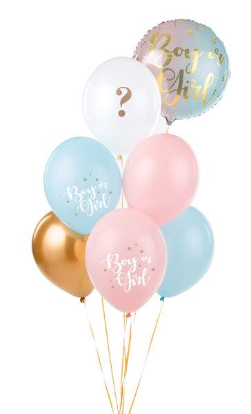 Ballons 30 cm, Boy or Girl, Mix (1 VPE / 50 Stk.) - FeierGlanz