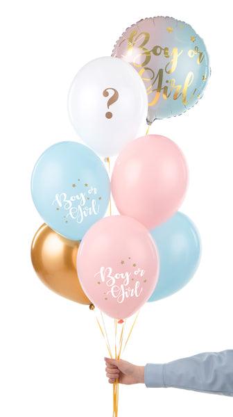 Ballons 30 cm, Boy or Girl, Mix (1 VPE / 50 Stk.) - FeierGlanz