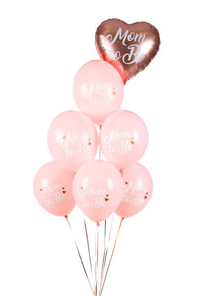 Ballons 30 cm, Mom to Be, Pastel Pale Pink (1 VPE / 50 Stk.) - FeierGlanz