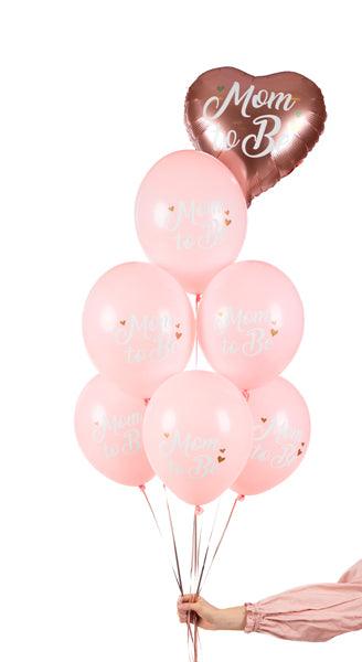 Ballons 30 cm, Mom to Be, Pastel Pale Pink (1 VPE / 50 Stk.) - FeierGlanz