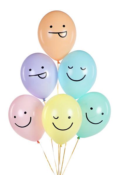 Ballons 30 cm, Smileys, Mix (1 VPE / 50 Stk.) - FeierGlanz