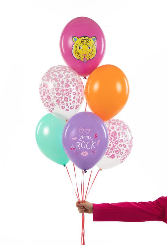 Ballons 30 cm, You Rock, mix (1 VPE / 6 Stk.) - FeierGlanz