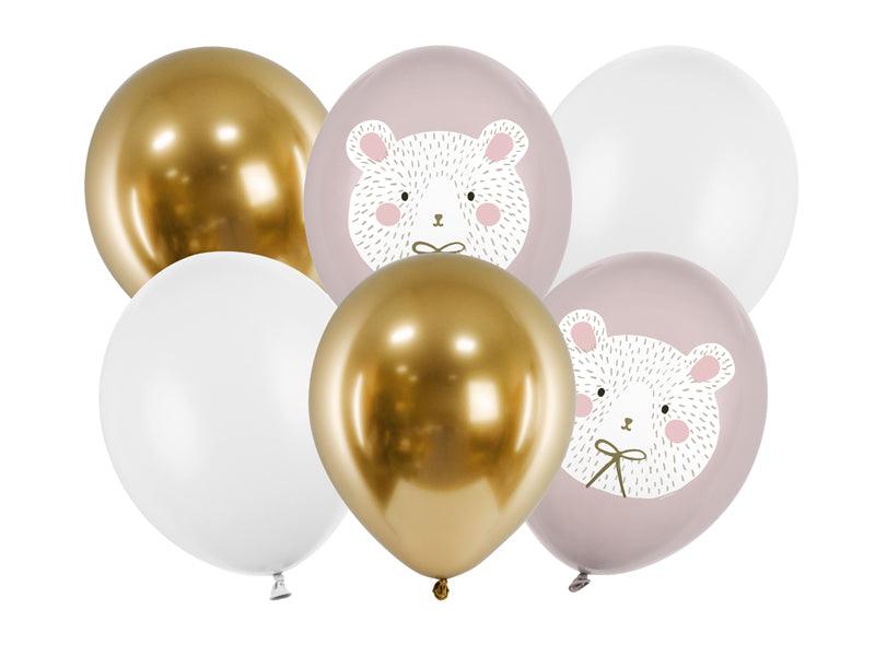 Ballons 30 cm, Eisbär, mix (1 VPE / 6 Stk.) - FeierGlanz