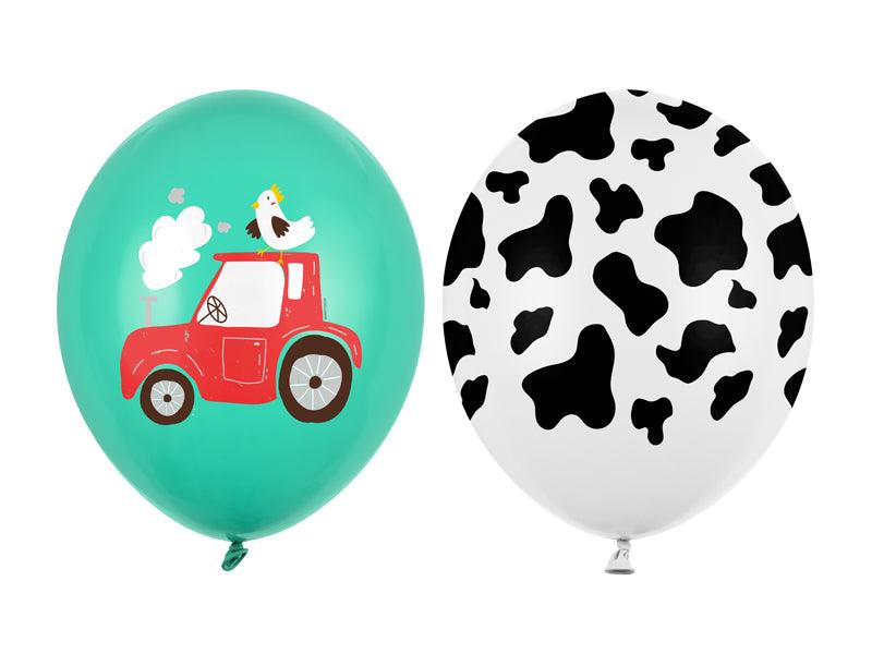 Ballons 30 cm, Bauernhof, Mix (1 VPE / 50 Stk.) - FeierGlanz