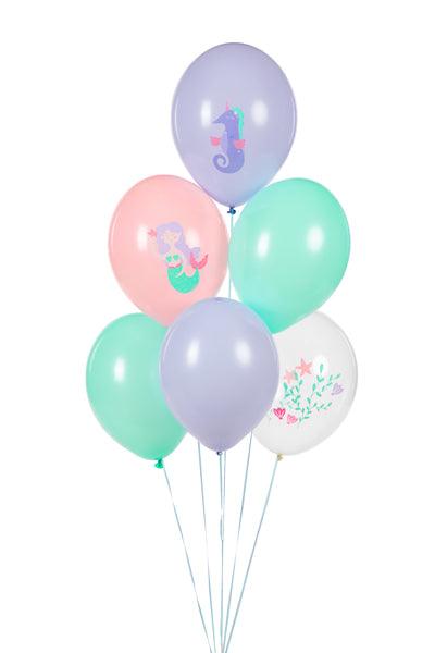 Ballons 30 cm, Meereswelt, mix (1 VPE / 6 Stk.) - FeierGlanz