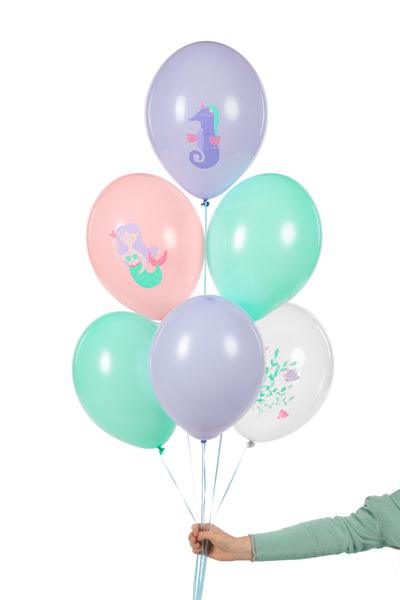 Ballons 30 cm, Meereswelt, mix (1 VPE / 6 Stk.) - FeierGlanz