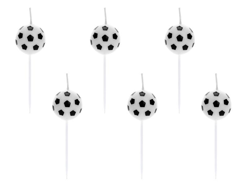 Geburtstagskerzen Bälle, 2,5cm (1 VPE / 6 Stk.) - FeierGlanz