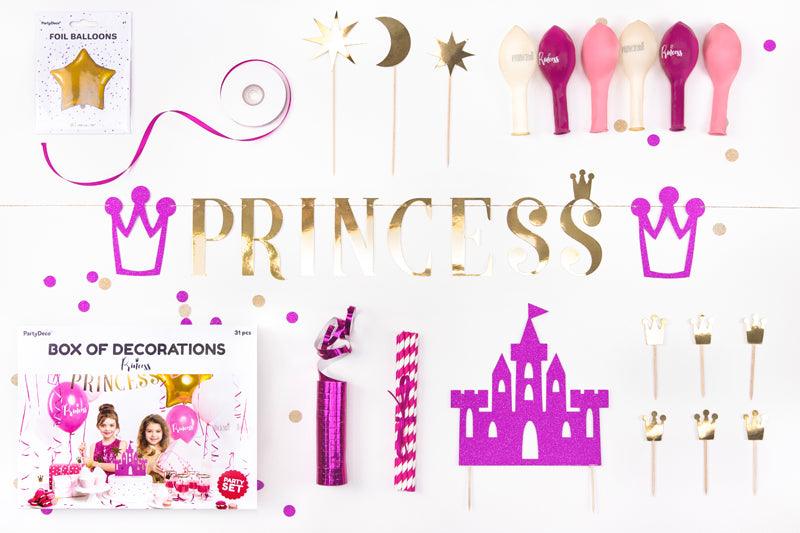 Set mit Partydekorationen - Princess - FeierGlanz