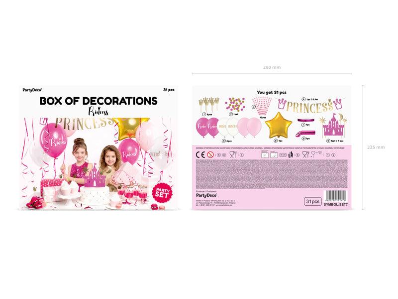 Set mit Partydekorationen - Princess - FeierGlanz