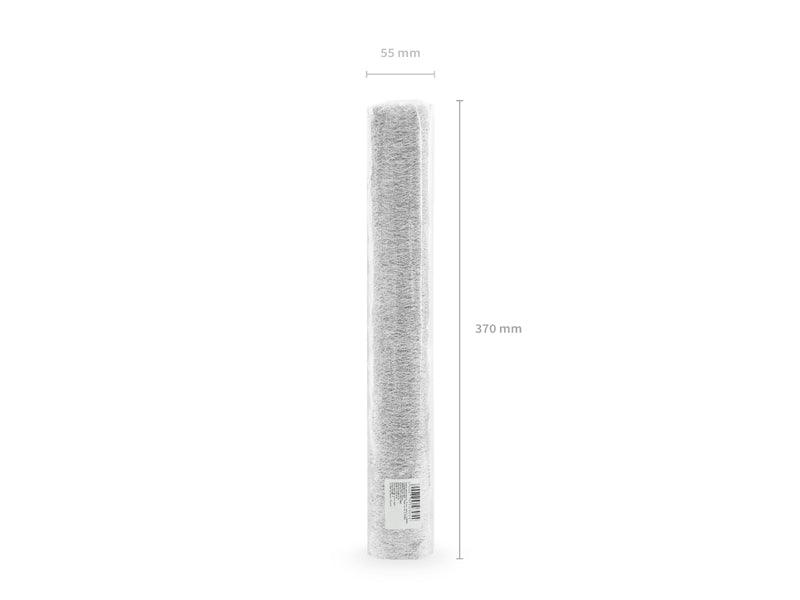 Dekoratives Netz - Faser, silber, 0,36x9m - FeierGlanz