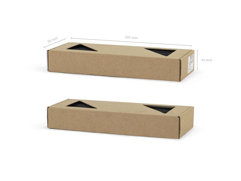 Kegelkerze mattiert, schwarz, 24cm (1 VPE / 10 Stk.) - FeierGlanz