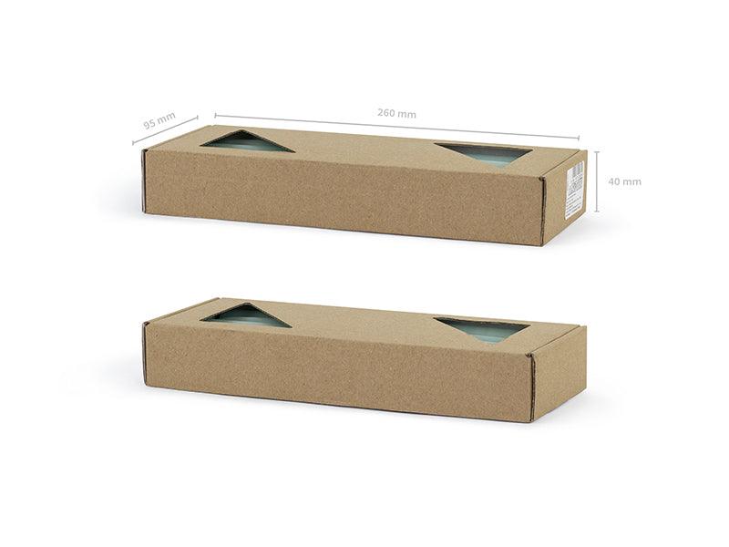 Kegelkerze matt, hellblau, 24cm (1 VPE / 10 Stk.) - FeierGlanz