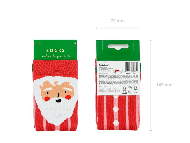 Weihnachtsmann-Socken, Mix, 27-30 - FeierGlanz