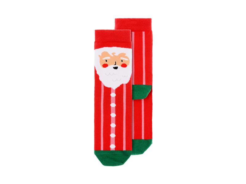 Weihnachtsmann-Socken, Mix, 31-34 - FeierGlanz
