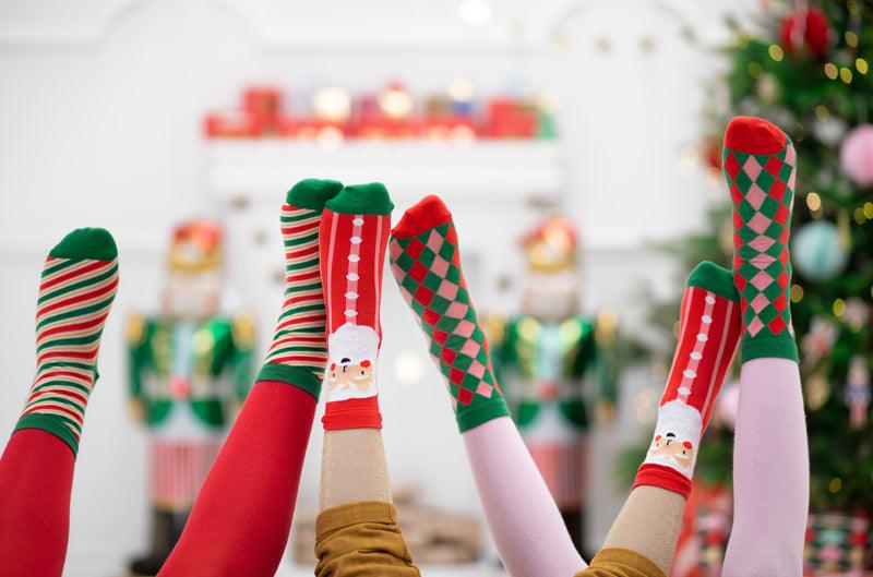 Weihnachtsmann-Socken, Mix, 31-34 - FeierGlanz