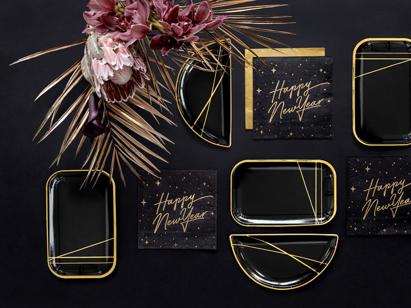 Dreilagige Servietten, gold-metallic, 33x33cm (1 VPE / 20 Stk.) - FeierGlanz