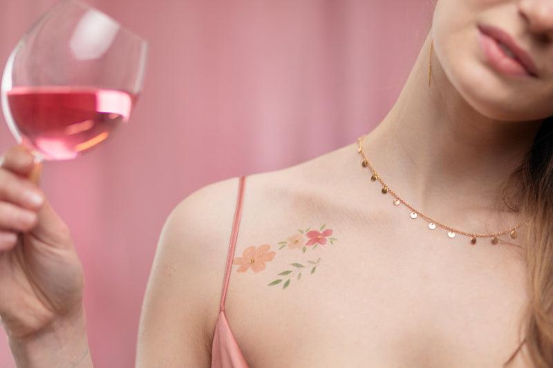 Abwaschbare Tattoos I'm in love, Mix (1 VPE / 18 Stk.) - FeierGlanz