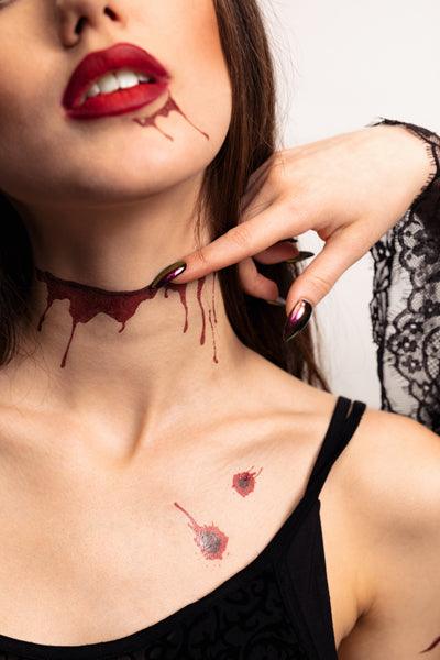 Abwaschbare Tattoos Narben, Mix (1 VPE / 13 Stk.) - FeierGlanz