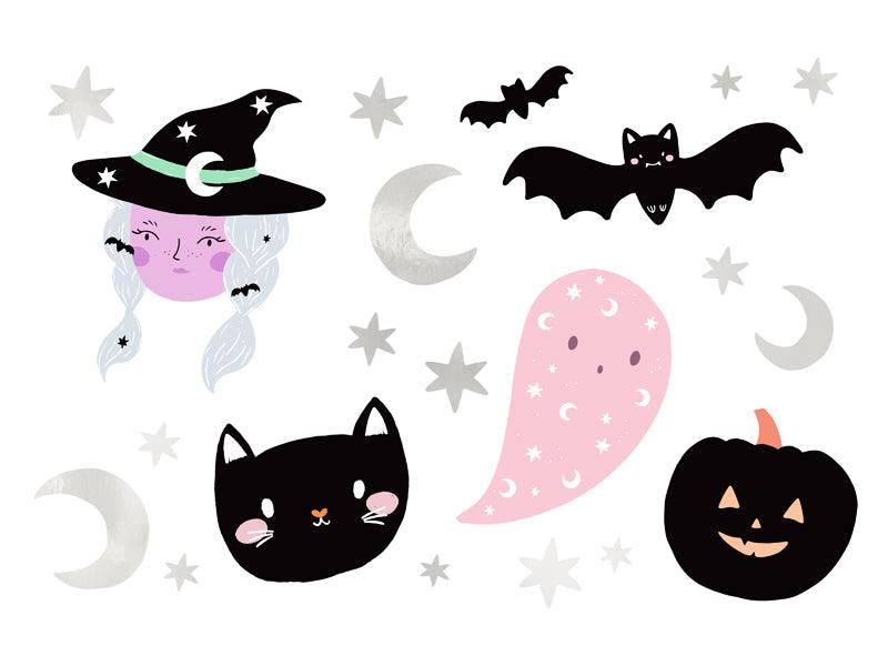 Abwaschbare Tattoos Halloween, Mix (1 VPE / 20 Stk.) - FeierGlanz