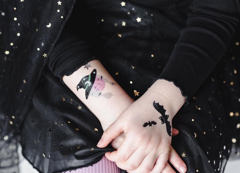 Abwaschbare Tattoos Halloween, Mix (1 VPE / 20 Stk.) - FeierGlanz