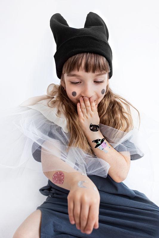 Abwaschbare Tattoos Halloween, Mix (1 VPE / 20 Stk.) - FeierGlanz