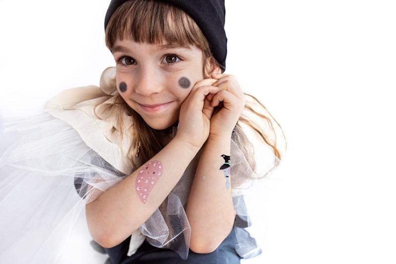 Abwaschbare Tattoos Halloween, Mix (1 VPE / 20 Stk.) - FeierGlanz