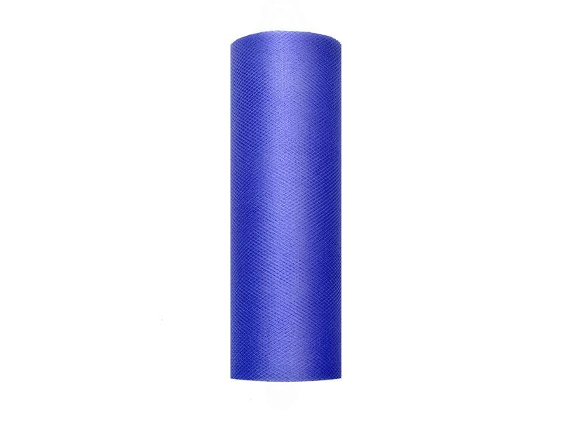 Tüll glatt, marineblau, 0,15 x 9m (1 Stk. / 9 lfm) - FeierGlanz