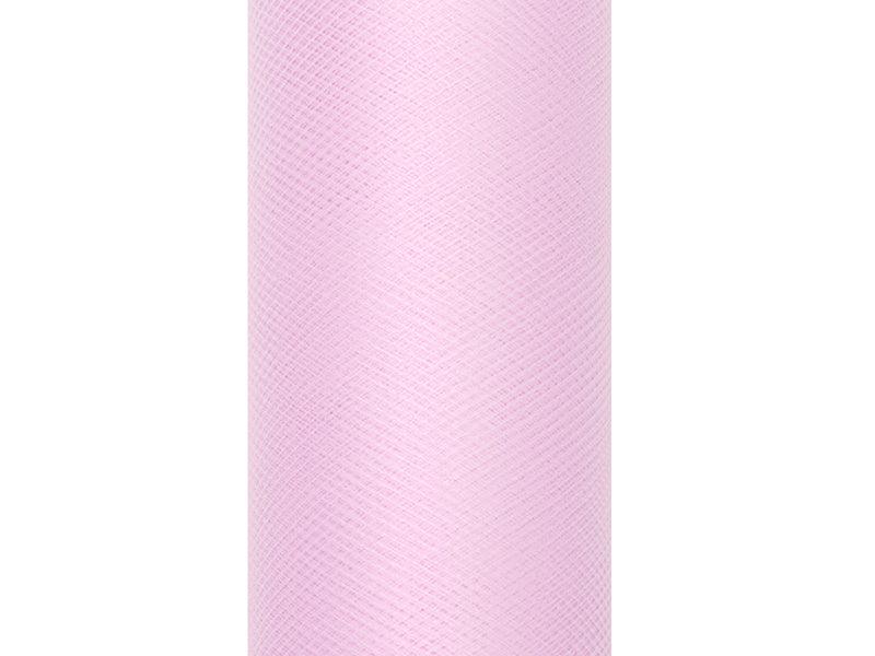 Tüll glatt, hellrosa, 0,15 x 9m (1 Stk. / 9 lfm) - FeierGlanz