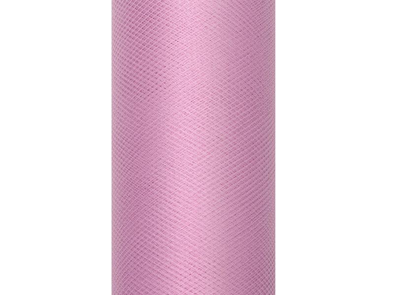 Tüll glatt, puderrosa, 0,15 x 9m (1 Stk. / 9 lfm) - FeierGlanz