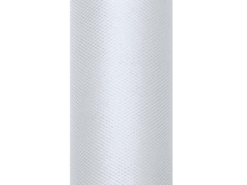 Tüll glatt, hellgrau, 0,15 x 9m (1 Stk. / 9 lfm) - FeierGlanz