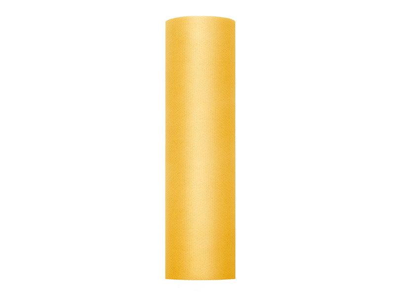 Tüll, glatt, gelb, 0,3 x 50m (1 Stk. / 50 lfm) - FeierGlanz