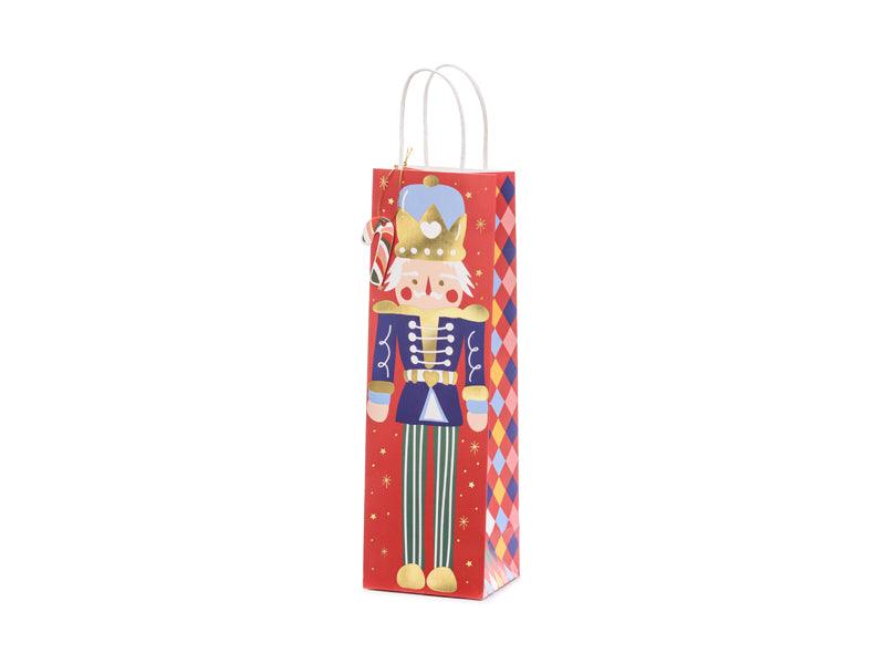 Geschenktüte Nussknacker, Mix, 11x36x10cm - FeierGlanz