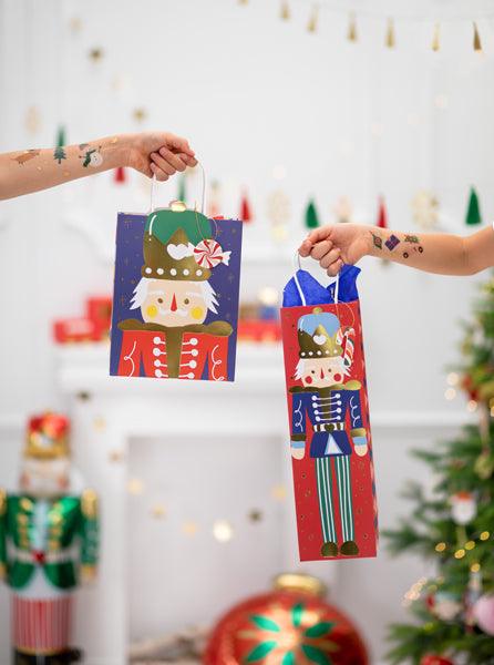 Geschenktüte Nussknacker, Mix, 11x36x10cm - FeierGlanz