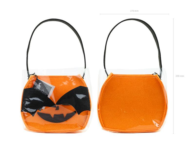 Süßigkeiten-Tasche Kürbis, orange - FeierGlanz