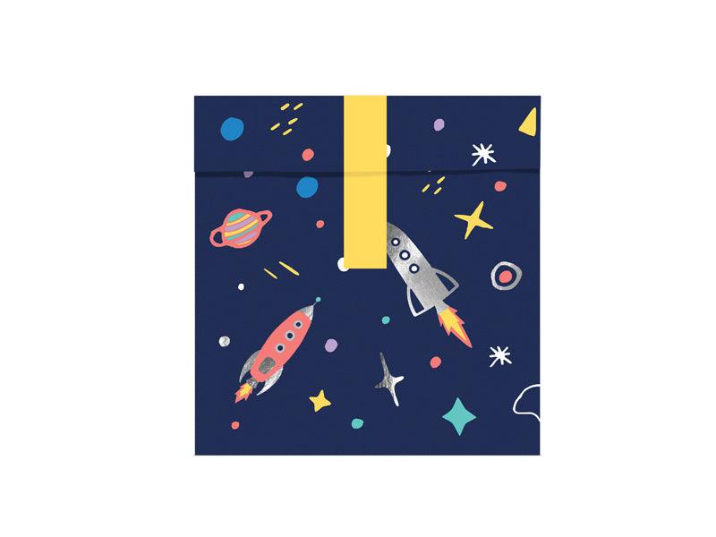 Süßigkeiten-Tüten Kosmos, 13x14cm (1 VPE / 6 Stk.) - FeierGlanz