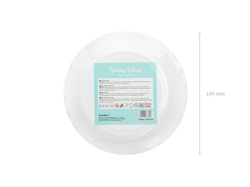 Teller, mint, 18 cm (1 VPE / 6 Stk.) - FeierGlanz