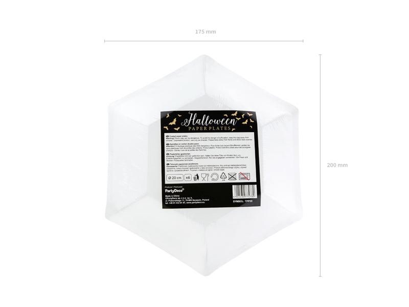 Teller Trick or Treat, 20cm (1 VPE / 6 Stk.) - FeierGlanz