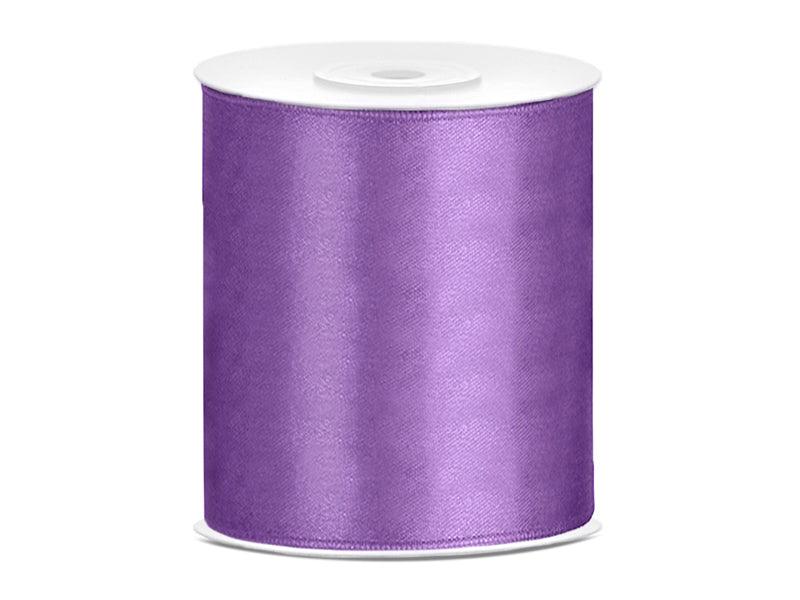 Satinband, lavendel, 100mm/25m - FeierGlanz