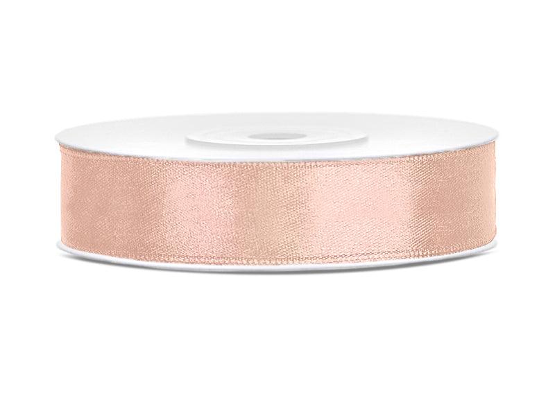 Satinband, hellpfirsich, 12mm/25m (1 Stk. / 25 lfm) - FeierGlanz