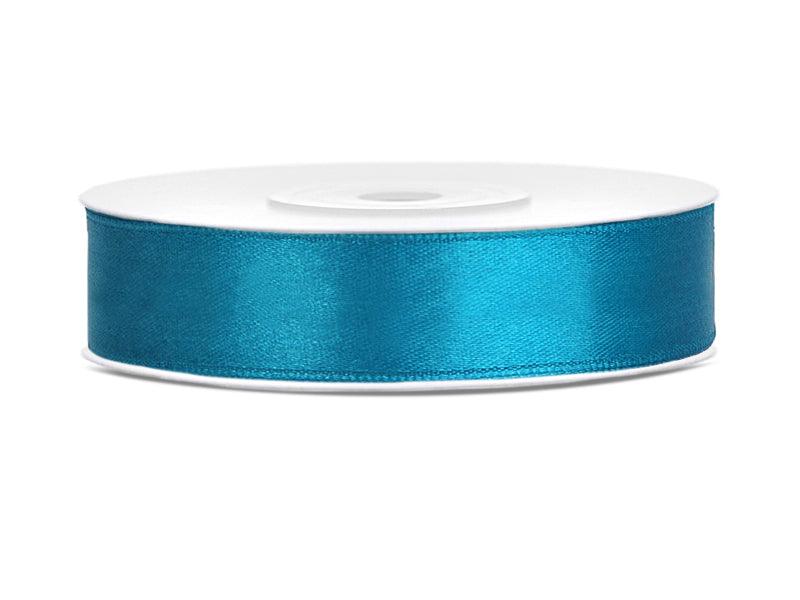 Satinband, türkis, 12mm/25m (1 Stk. / 25 lfm) - FeierGlanz