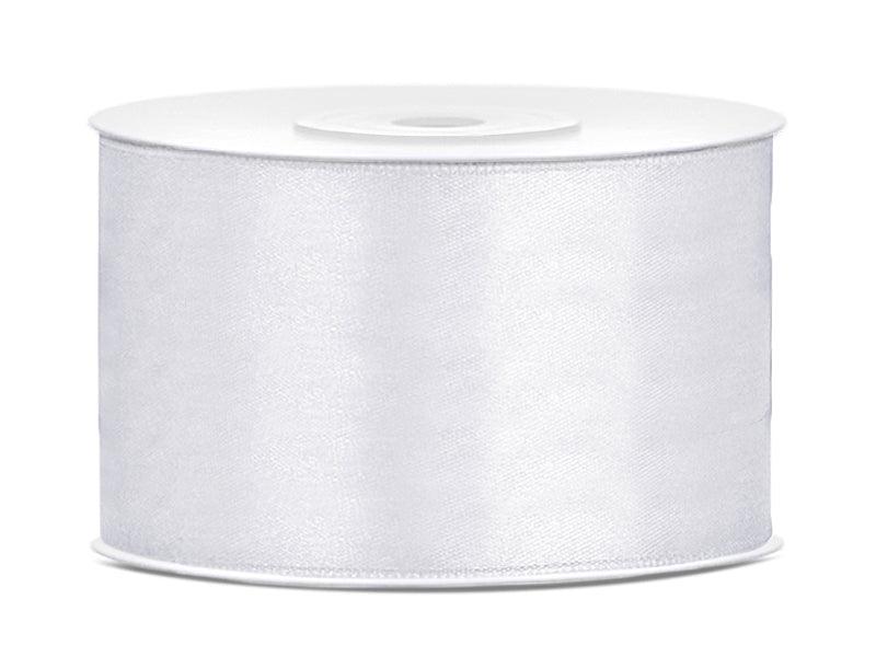Satinband, weiß, 38mm/25m (1 Stk. / 25 lfm) - FeierGlanz