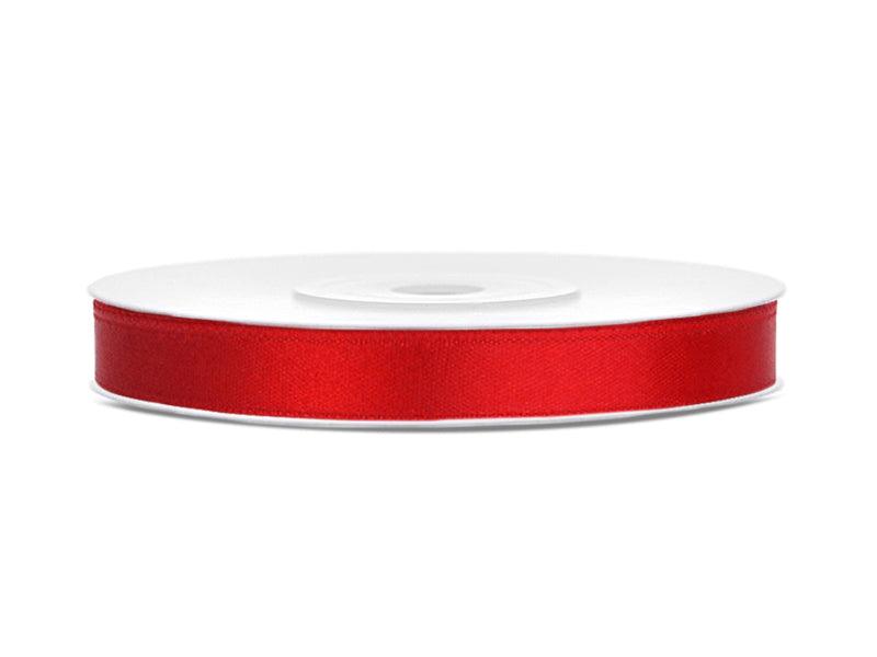 Satinband, rot, 6mm/25m - FeierGlanz