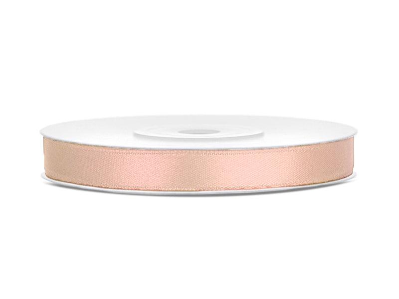 Satinband, hellpfirsich, 6mm/25m (1 Stk. / 25 lfm) - FeierGlanz