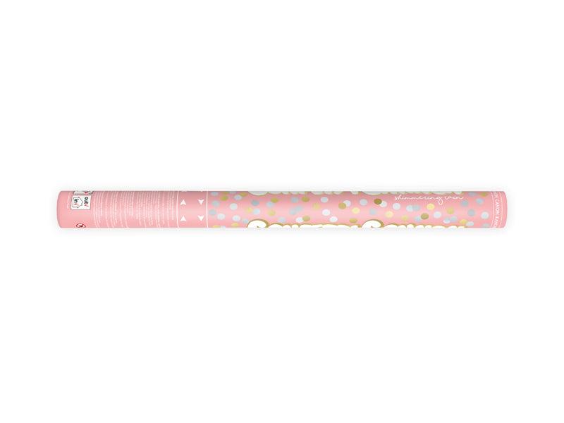 Konfettikanone mit Kreisen, 60cm - FeierGlanz