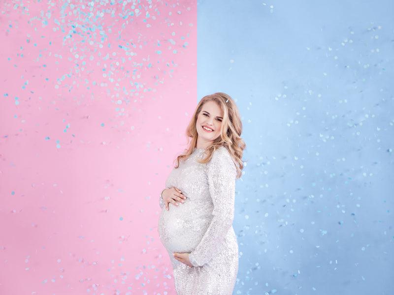 Konfettikanone - Ready to pop, blau, 60cm - FeierGlanz