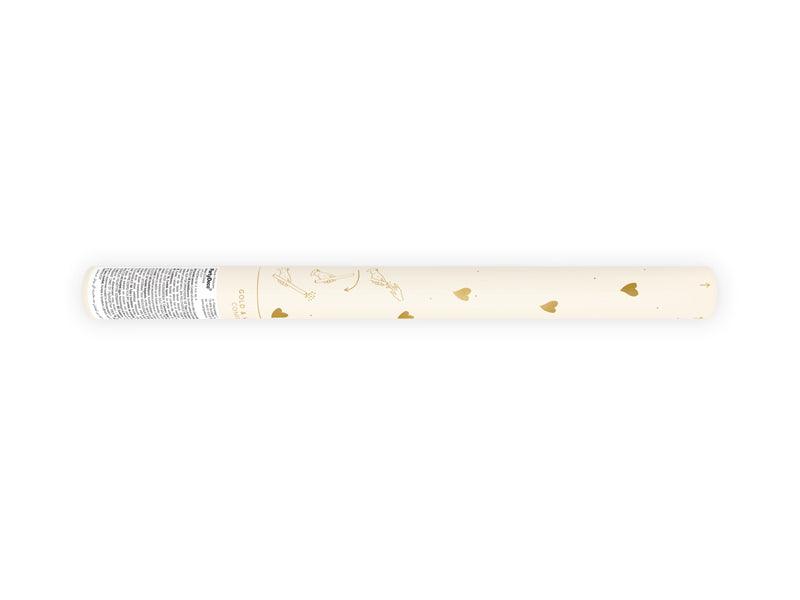 Konfettikanone mit Herzen, 35 cm - FeierGlanz